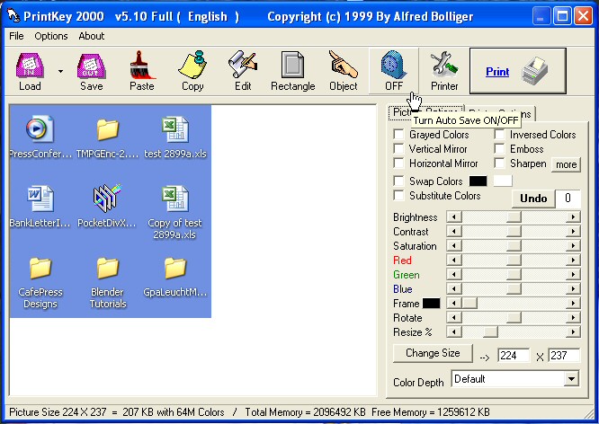 printkey 2000 for mac